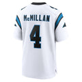 Punc C.Panthers #4 Tetairoa McMillan Player White Home Game Stitched Jerseys