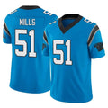 Punc C.Panthers #51 Sam Mills Player Blue Vapor F.U.S.E. Limited Home Game Stitched Jerseys