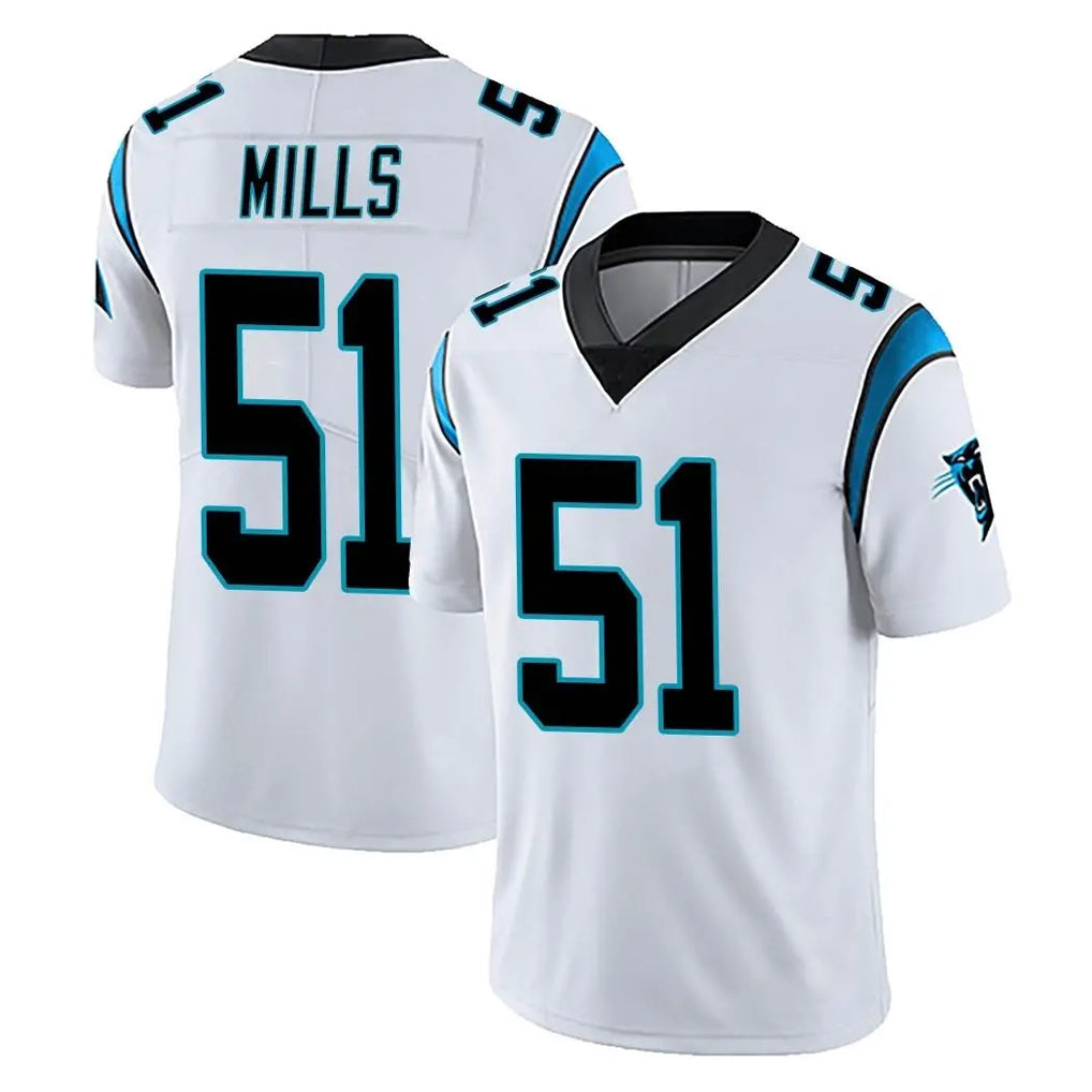Punc C.Panthers #51 Sam Mills Player White Vapor Untouchable Limited Game Stitched Jerseys