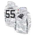Punc C.Panthers #55 Devin Lloyd Player Arctic Camo Salute to Service Pullover Hoodies Limited Game Stitched Jerseys
