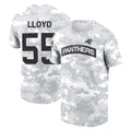 Punc C.Panthers #55 Devin Lloyd Player Arctic Camo Salute to Service T-Shirt Hoodies Stitched Jerseys