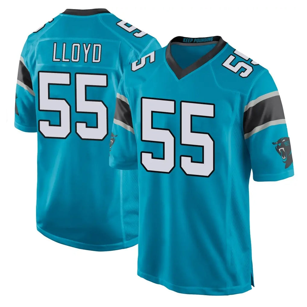 Punc C.Panthers #55 Devin Lloyd Player Blue Game Stitched Jerseys