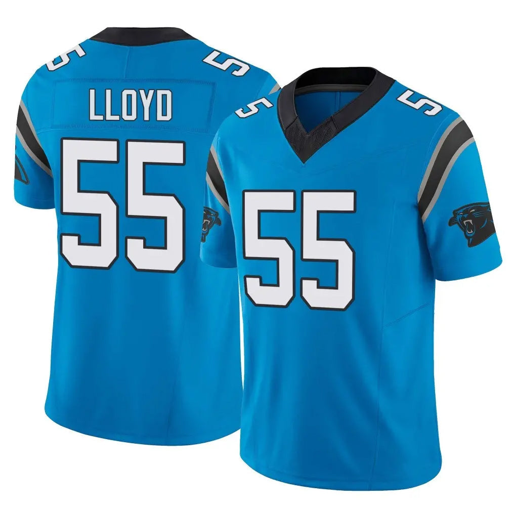 Punc C.Panthers #55 Devin Lloyd Player Blue Vapor F.U.S.E. Limited Home Game Stitched Jerseys