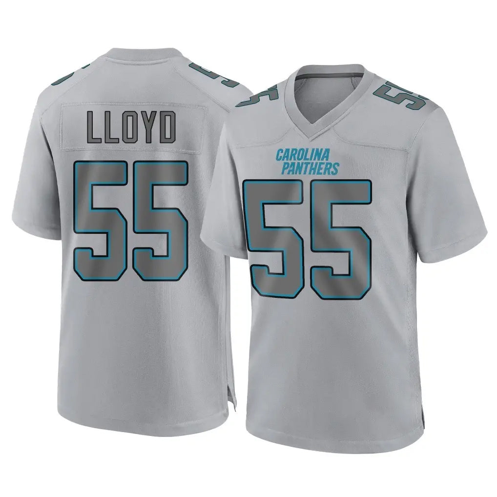 Punc C.Panthers #55 Devin Lloyd Player Gray Atmosphere Fashion Game Stitched Jerseys