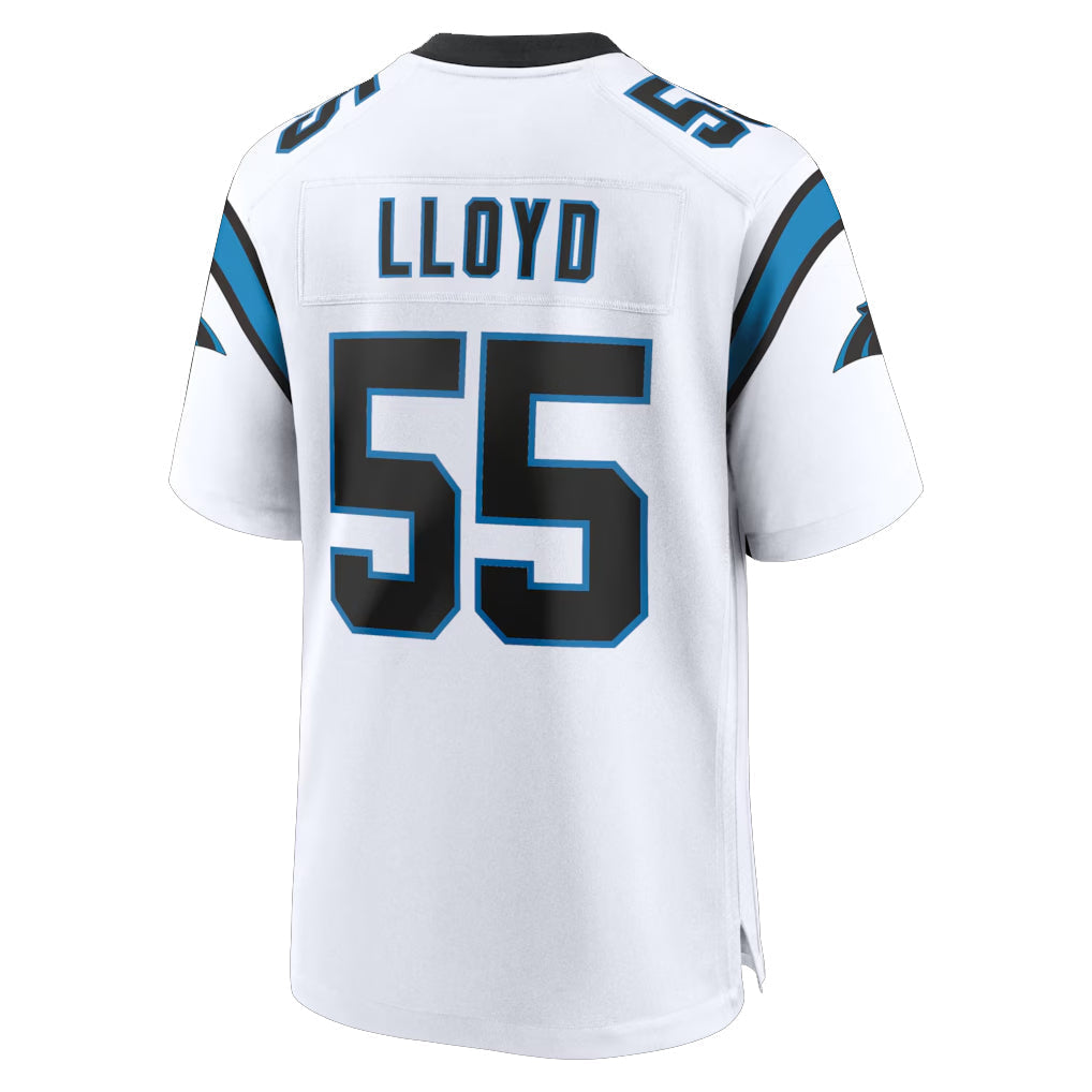 Punc C.Panthers #55 Devin Lloyd Player White Home Game Stitched Jerseys