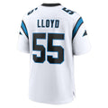Punc C.Panthers #55 Devin Lloyd Player White Home Game Stitched Jerseys