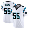 Punc C.Panthers #55 Devin Lloyd Player White Vapor F.U.S.E. Limited Home Game Stitched Jerseys