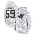 Punc C.Panthers #59 Luke Kuechly Player Arctic Camo Salute to Service Hoodies Stitched Jerseys