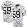 Punc C.Panthers #59 Luke Kuechly Player Arctic Camo Salute to Service Limited Stitched Jerseys