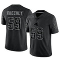 Punc C.Panthers #59 Luke Kuechly Player Black REFLECTIVE Limited Stitched Jerseys