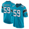 Punc C.Panthers #59 Luke Kuechly Player Blue Game Stitched Jerseys