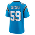 Punc C.Panthers #59 Luke Kuechly Player Blue Home Game Stitched Jerseys