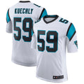 Punc C.Panthers #59 Luke Kuechly Player White Classic Limited Stitched Jerseys