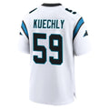 Punc C.Panthers #59 Luke Kuechly Player White Home Game Stitched Jerseys
