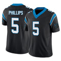 Punc C.Panthers #5 Jaelan Phillips Player Black Vapor F.U.S.E. Limited Home Game Stitched Jerseys