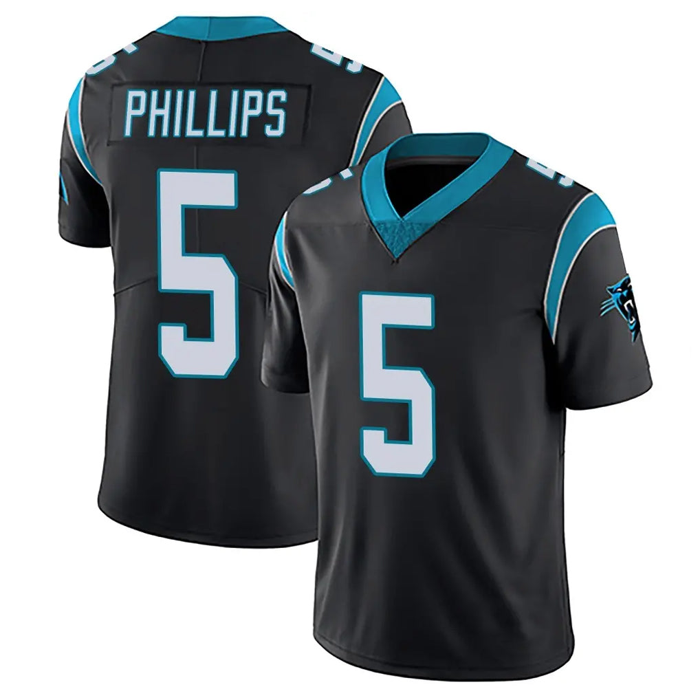 Punc C.Panthers #5 Jaelan Phillips Player Black Vapor Untouchable Limited Game Stitched Jerseys