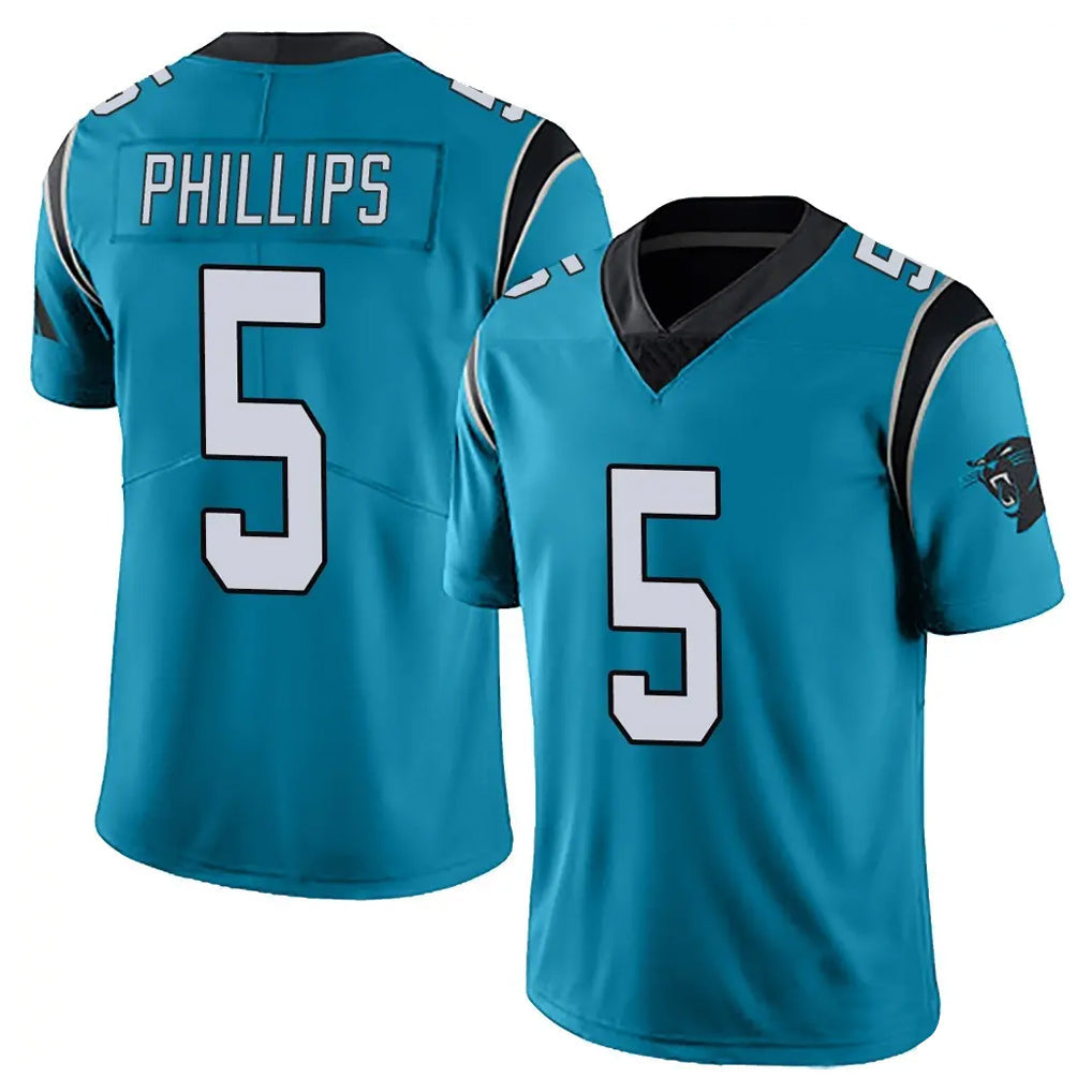 Punc C.Panthers #5 Jaelan Phillips Player Blue Vapor Untouchable Limited Game Stitched Jerseys