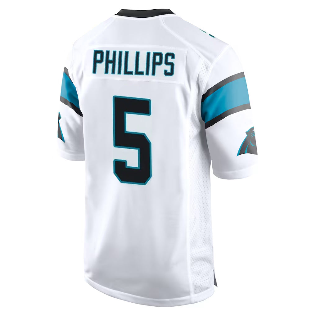 Punc C.Panthers #5 Jaelan Phillips Player White Game Stitched Jerseys