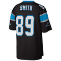 Punc C.Panthers #89 Steve Smith Black Legacy Replica Jersey American Stitched Jersey
