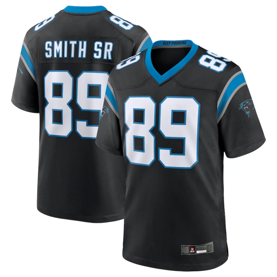Punc C.Panthers #89 Steve Smith Sr. Black Retired Player Game Stitched Jerseys
