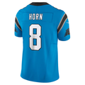 Punc C.Panthers #8 Jaycee Horn Blue Vapor F.U.S.E. Limited Stitched Jerseys
