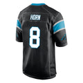 Punc C.Panthers #8 Jaycee Horn Player Black Game Stitched Jerseys