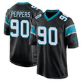 Punc C.Panthers #90 Julius Peppers Player Black Game Stitched Jerseys