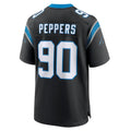 Punc C.Panthers #90 Julius Peppers Player Black Home Game Stitched Jerseys