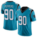 Punc C.Panthers #90 Julius Peppers Player Blue Vapor Untouchable Limited Game Stitched Jerseys