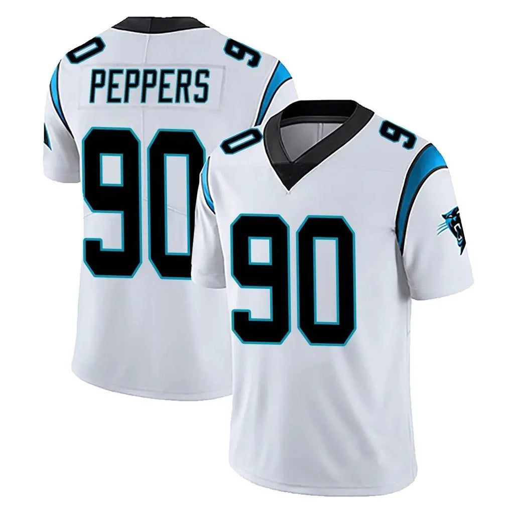 Punc C.Panthers #90 Julius Peppers Player White Vapor Untouchable Limited Game Stitched Jerseys