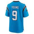 Punc C.Panthers #9 Bryce Young Blue Alternate Game Stitched Jerseys