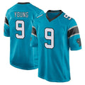 Punc C.Panthers #9 Bryce Young Player Blue Game Stitched Jerseys