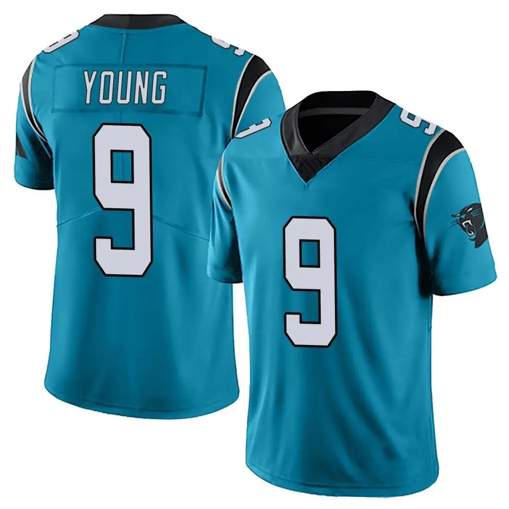 Punc C.Panthers #9 Bryce Young Player Blue Vapor Untouchable Limited Game Stitched Jerseys