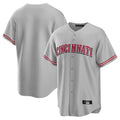 Punc C.Reds Gray Home Game Blank Player Stitched Jerseys