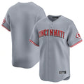 Punc C.Reds Gray Home Limited Blank Player Stitched Jerseys