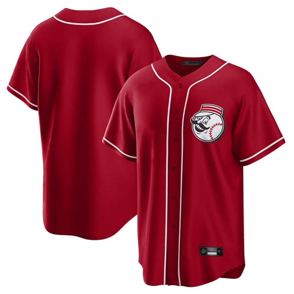 Punc C.Reds Red Home Game Blank Player Stitched Jerseys