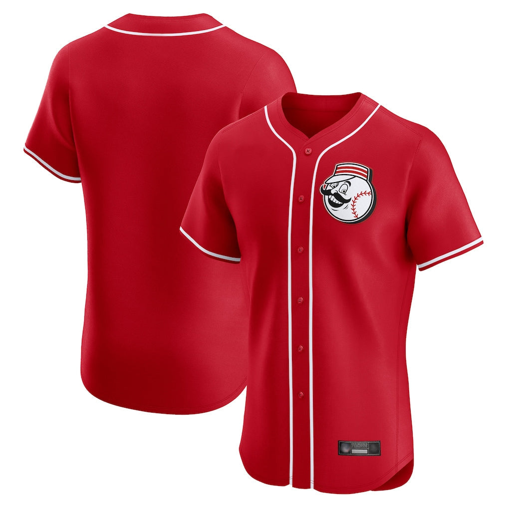 Punc C.Reds Red Limited Elite Home Game Blank Player Stitched Jerseys