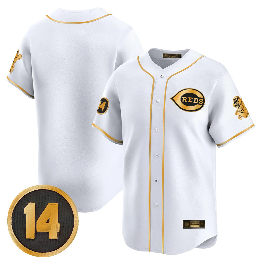 Punc C.Reds White-Gold Vapor Premier Limited Home Blank Player Stitched Jerseys