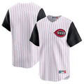 Punc C.Reds White Black Stripe Field of Dreams Game Home Blank Player Stitched Jerseys