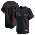 Punc C.Reds #11 Barry Larkin Player Black City Connect Home Limited Stitched Jerseys