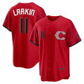 Punc C.Reds #11 Barry Larkin Player Red 2026 City Connect Home Game Stitched Jerseys