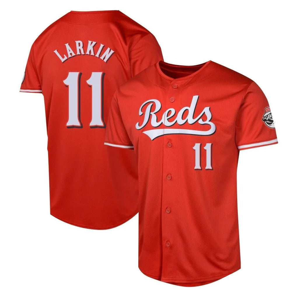 Punc C.Reds #11 Barry Larkin Player Red 2026 City Connect Limited Home Stitched Jerseys