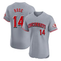 Punc C.Reds #14 Pete Rose Player Gray Limited Elite Home Stitched Jerseys