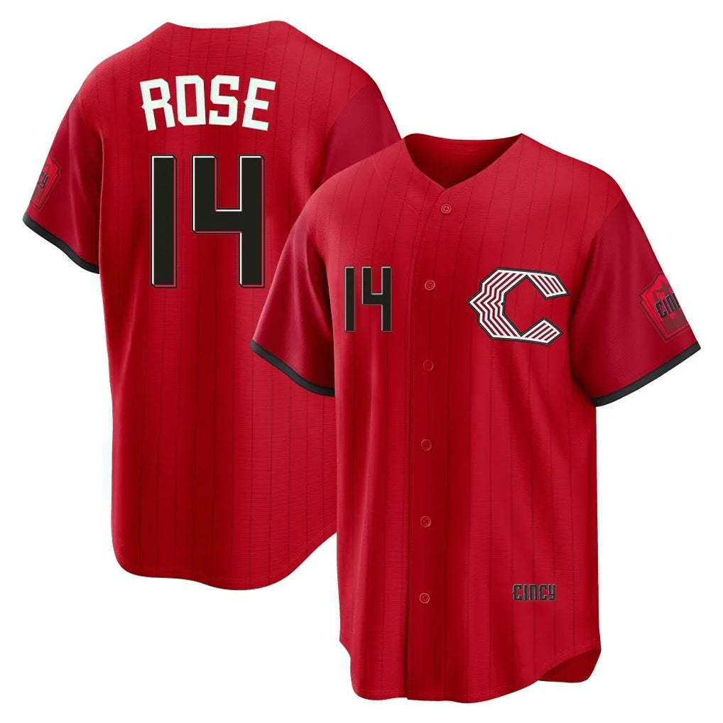Punc C.Reds #14 Pete Rose Player Red 2026 City Connect Home Game Stitched Jerseys