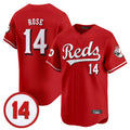 Punc C.Reds #14 Pete Rose Player Red Vapor Premier Limited Home Stitched Jerseys