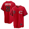 Punc C.Reds #21 Hunter Greene Player Red 2026 City Connect Home Game Stitched Jerseys