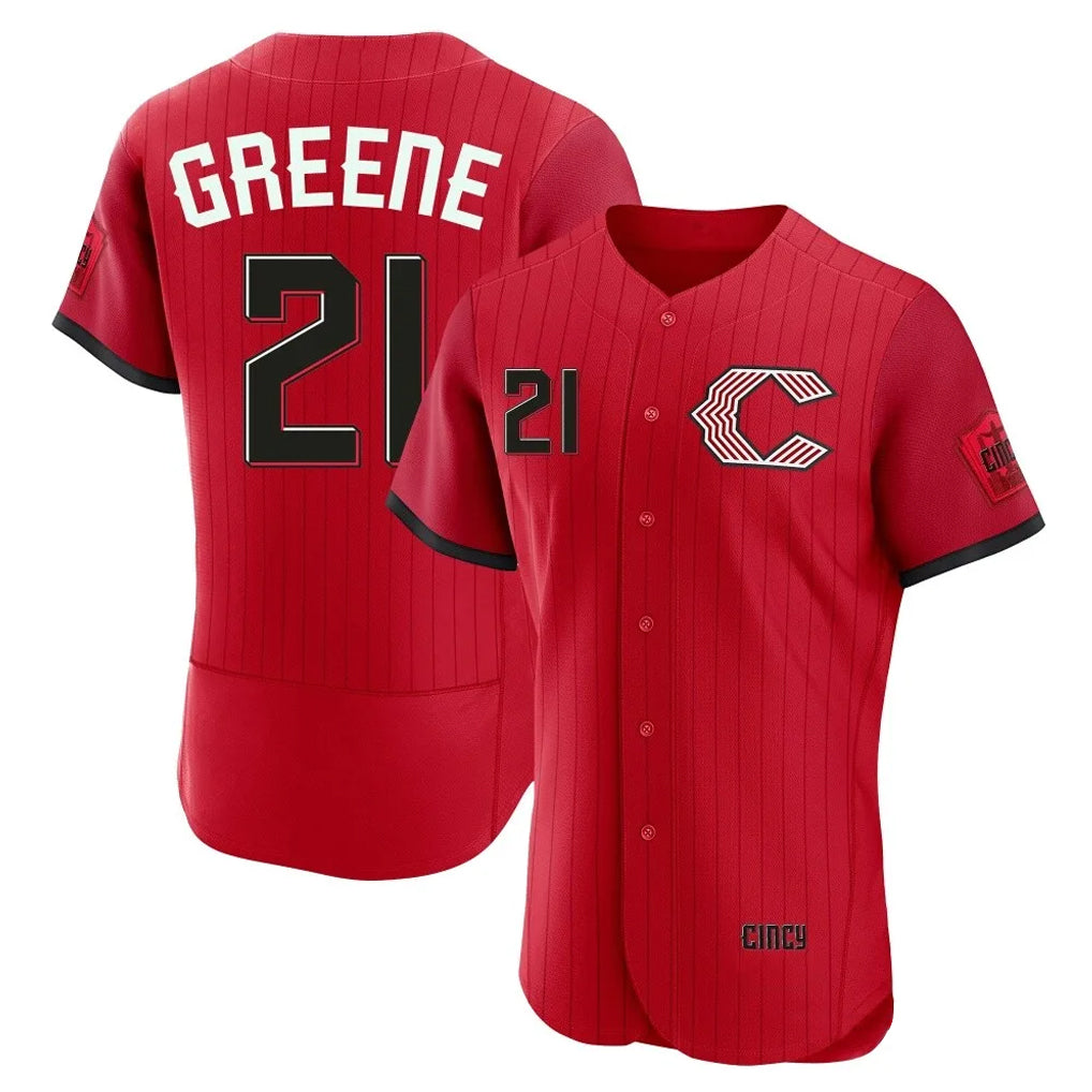 Punc C.Reds #21 Hunter Greene Player Red 2026 City Connect Limited Elite Home Stitched Jerseys