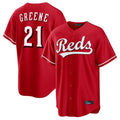 Punc C.Reds #21 Hunter Greene Player Red Home Game Stitched Jerseys