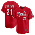 Punc C.Reds #21 Hunter Greene Player Red Home Limited Stitched Jerseys