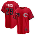 Punc C.Reds #29 TJ Friedl Player Red 2026 City Connect Home Game Stitched Jerseys